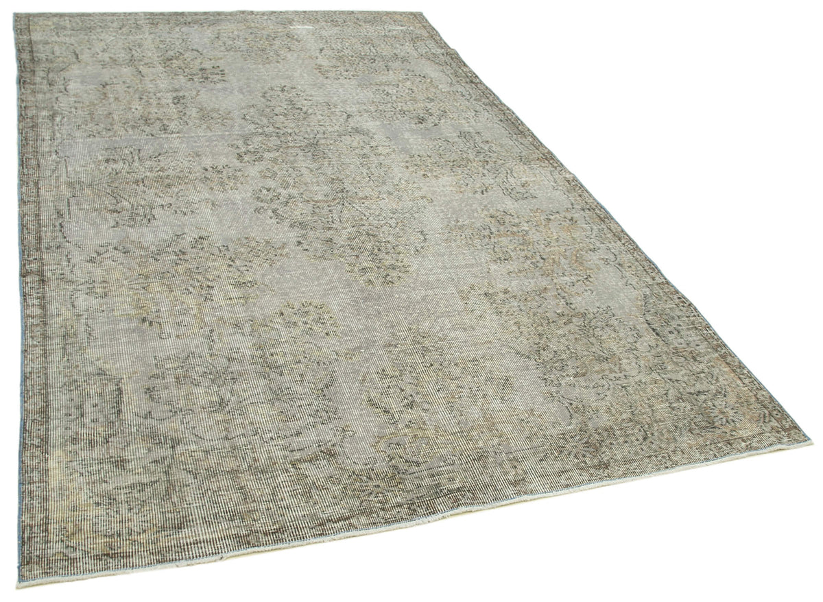 5x9 Grey Overdyed Rug - 39472