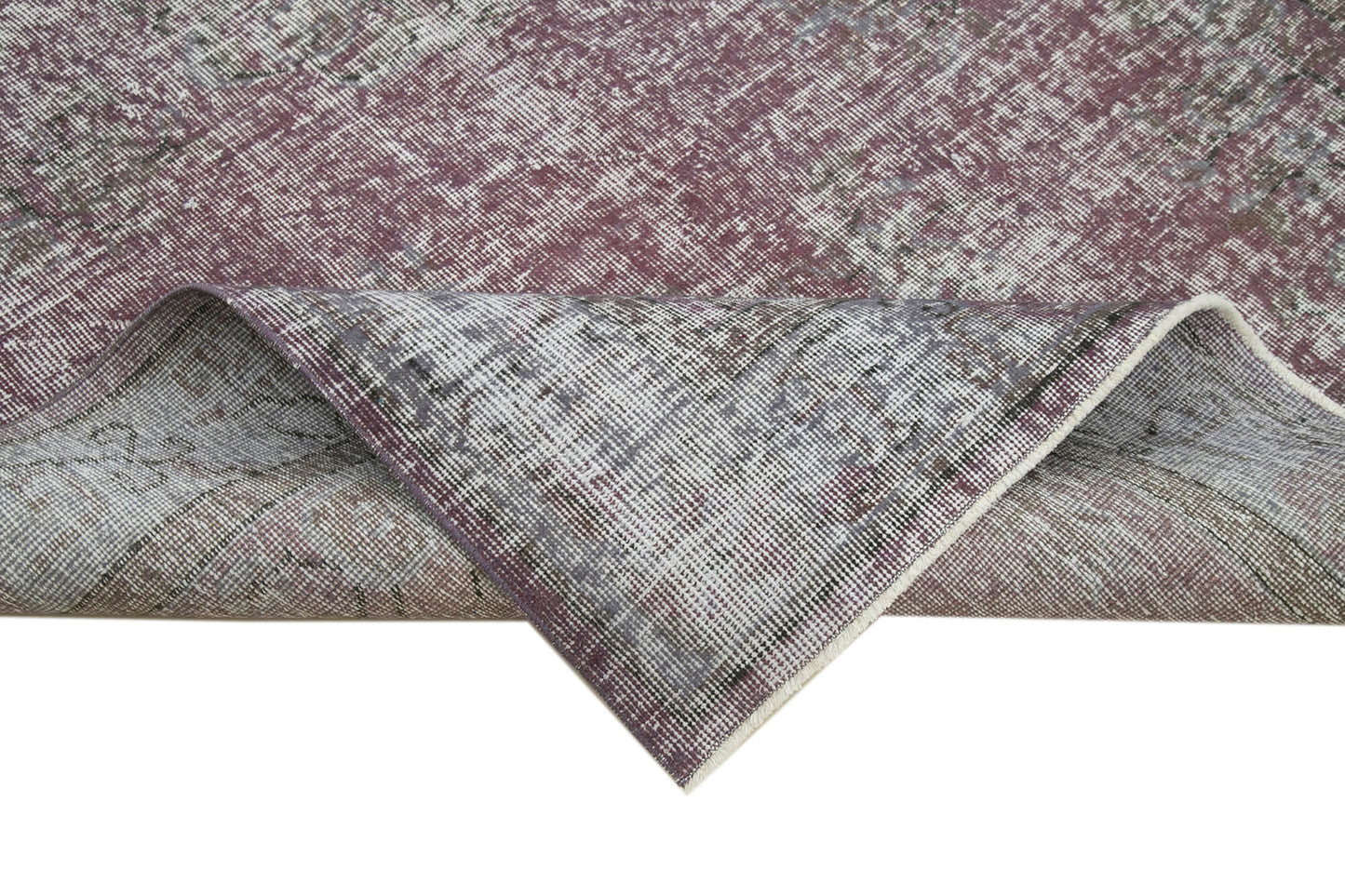 5x9 Purple Overdyed Rug - 39473