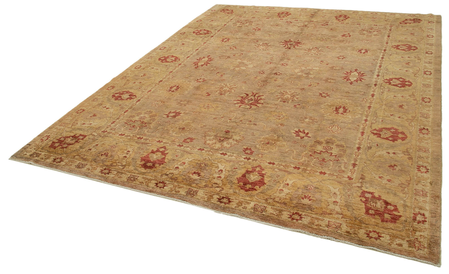 8x10 Beige Oushak Rug - 39640