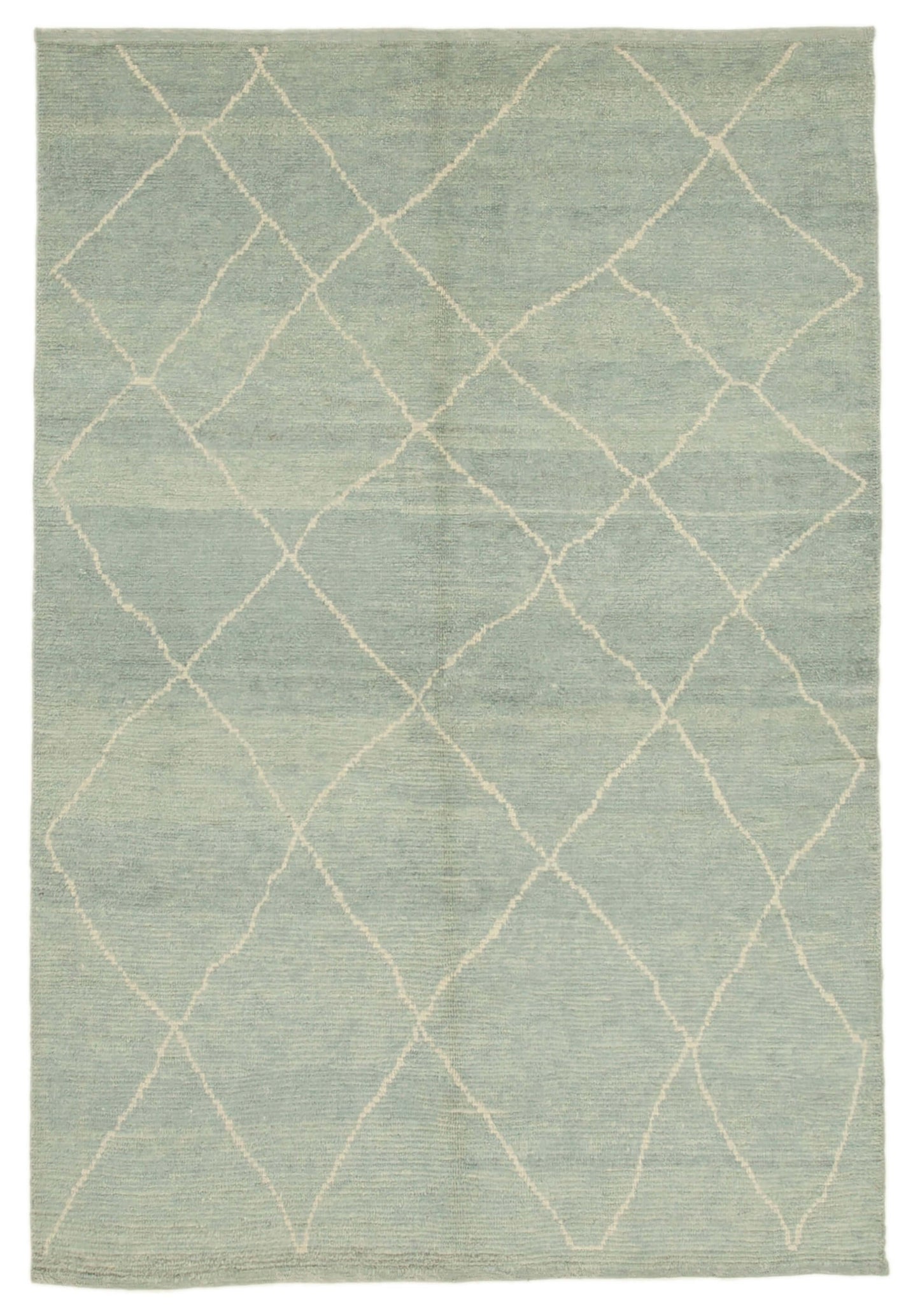 6x9 Blue Moroccan Rug - 39700