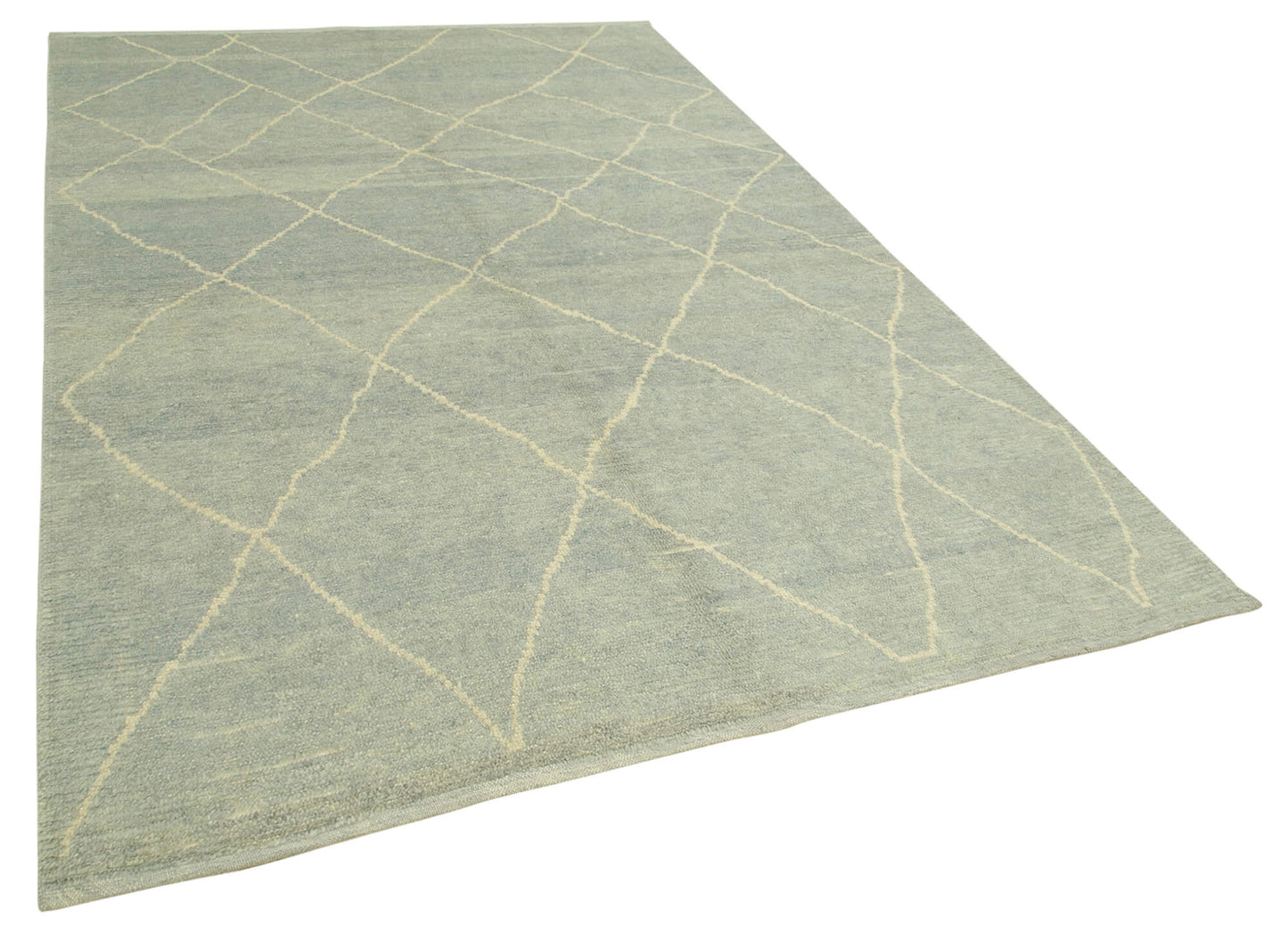 6x9 Blue Moroccan Rug - 39700