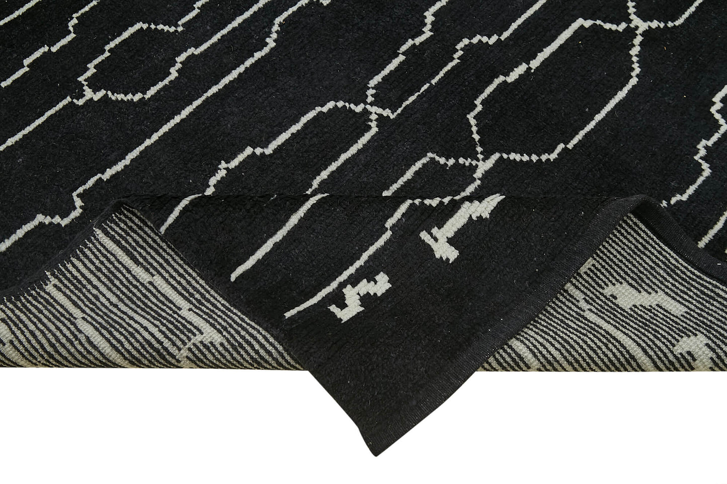 6x10 Black Moroccan Rug - 39711