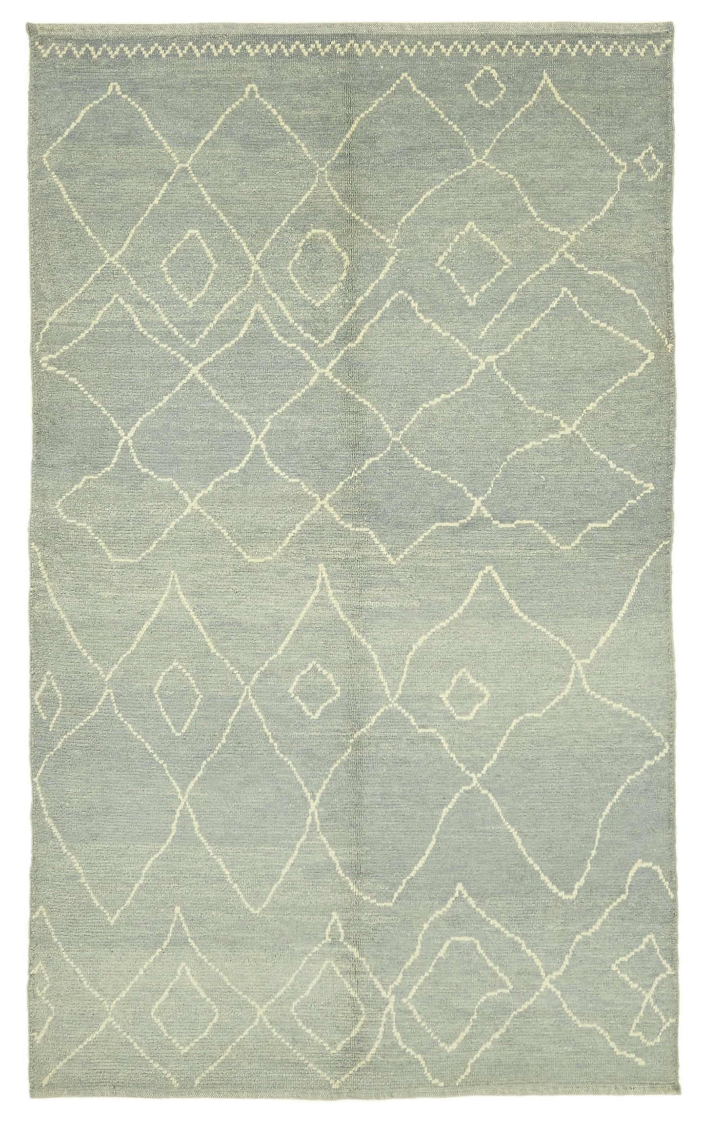 6x10 Blue Moroccan Rug - 39721