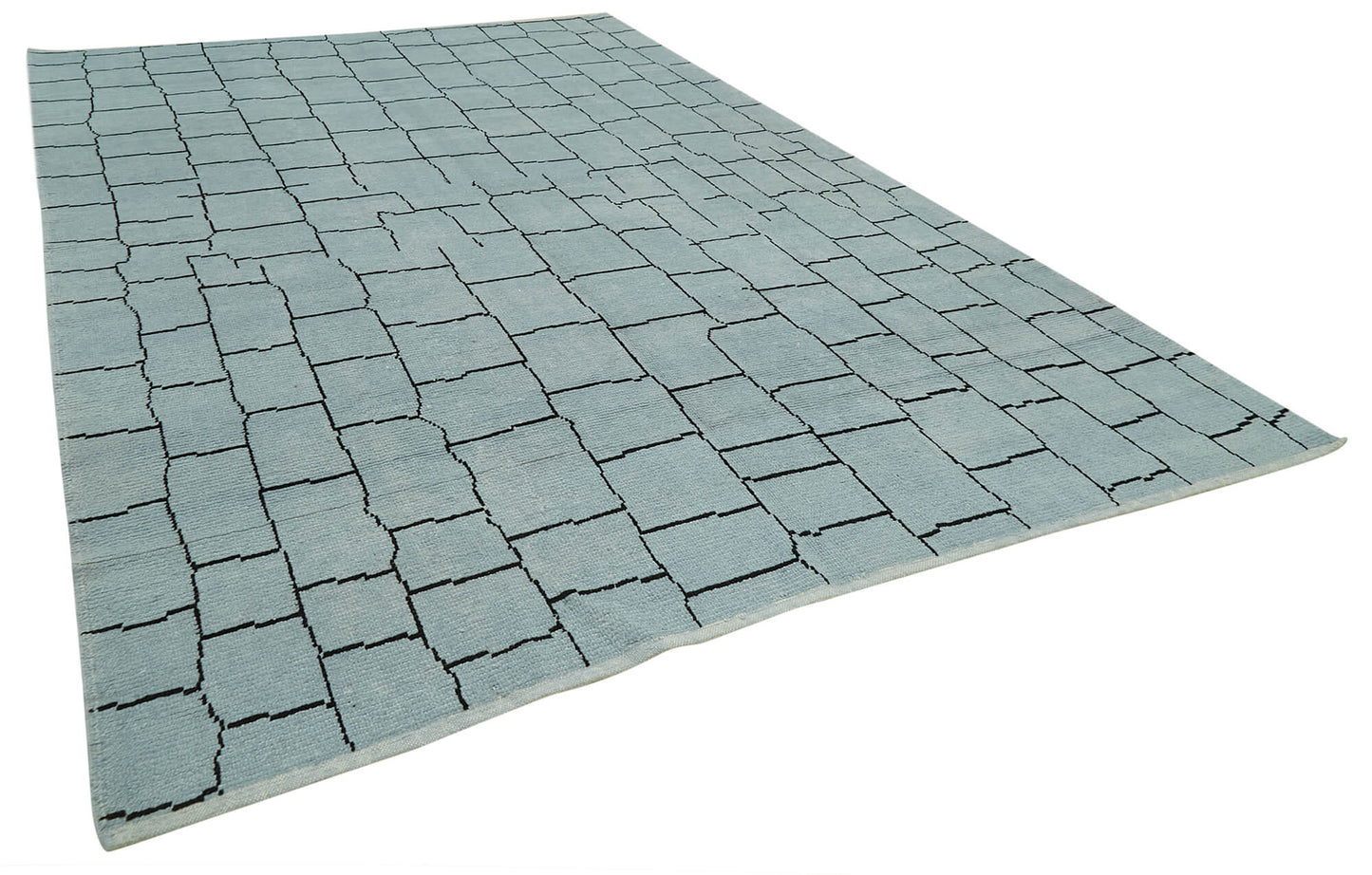 8x13 Blue Moroccan Rug - 39748