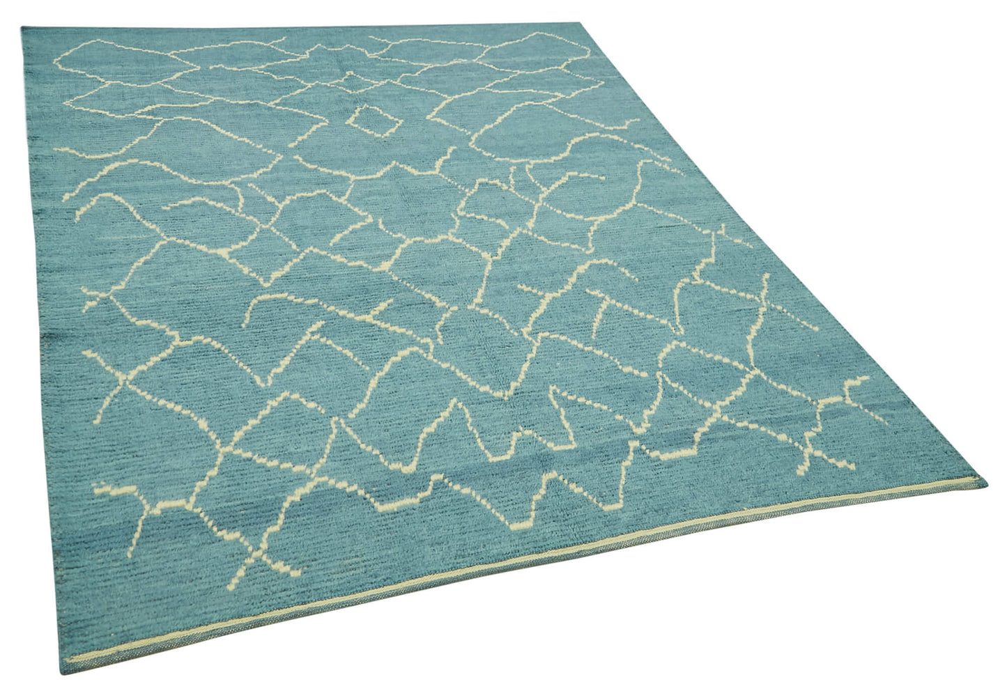 6x7 Blue Moroccan Rug - 39755
