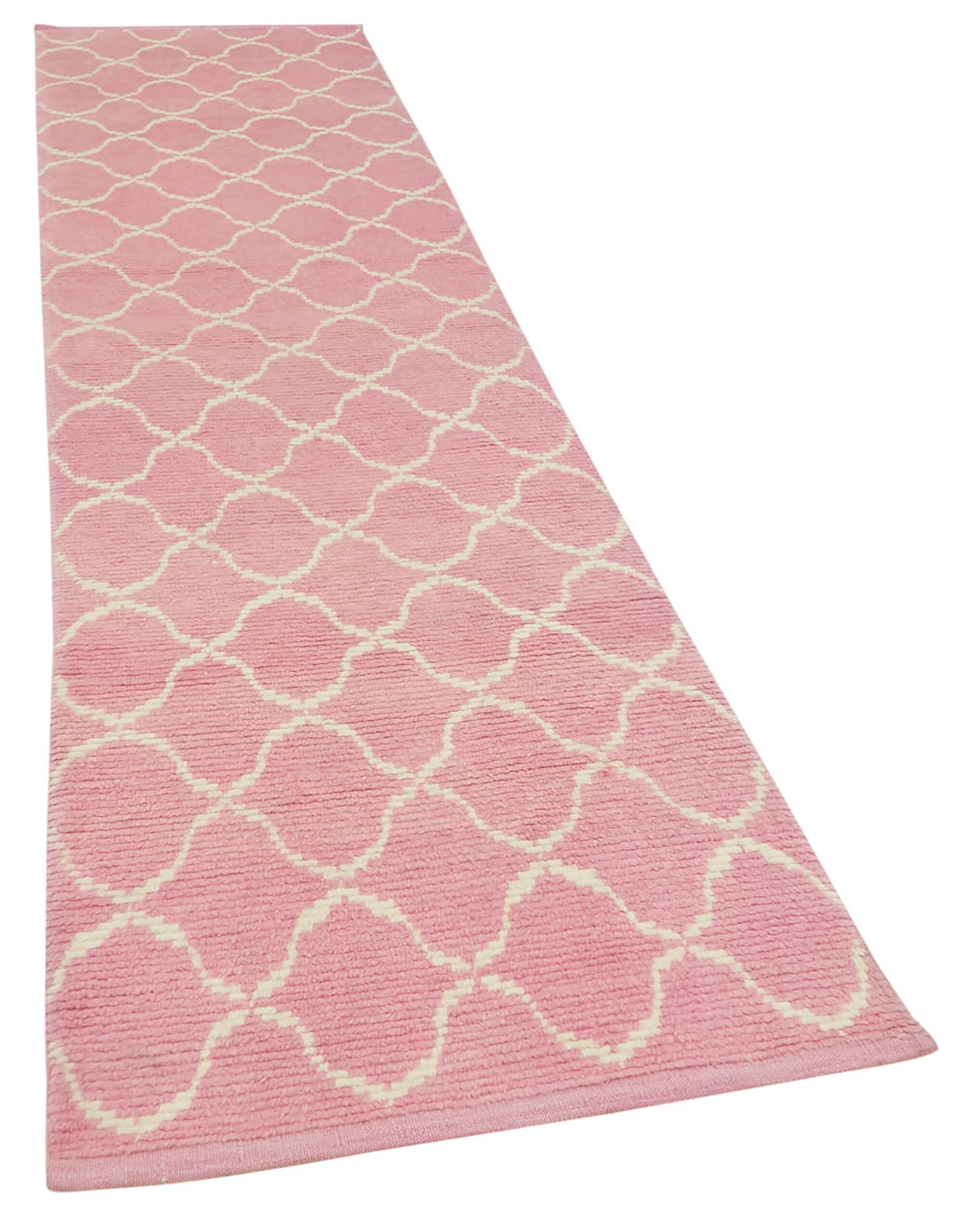 3x12 Pink Moroccan Runner Rug - 39790