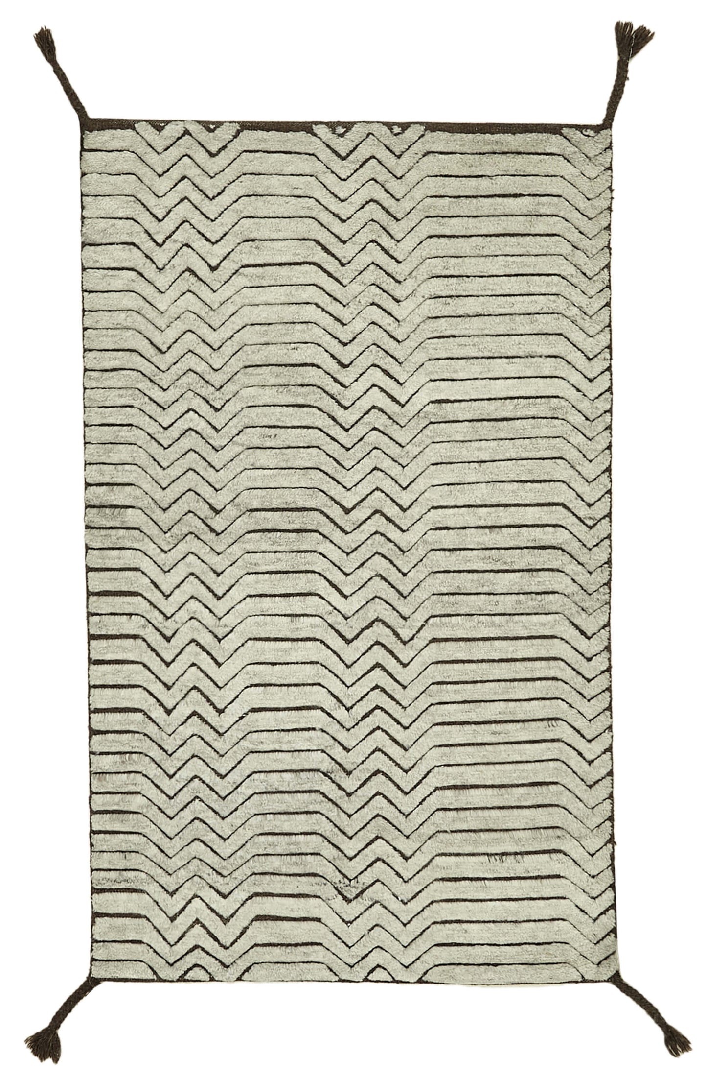 3x5 Beige Moroccan Runner Rug - 39798