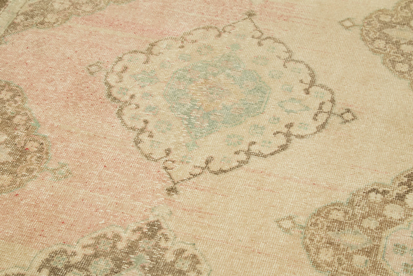 5x12 Beige Turkish Vintage Runner Rug - 39881