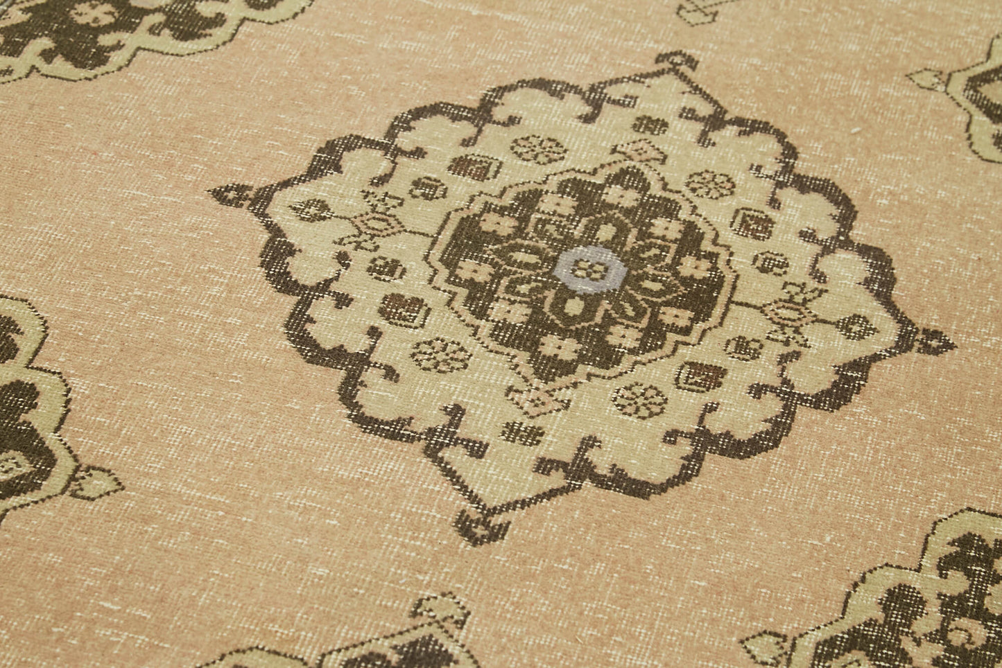 4x12 Beige Turkish Vintage Runner Rug - 39885