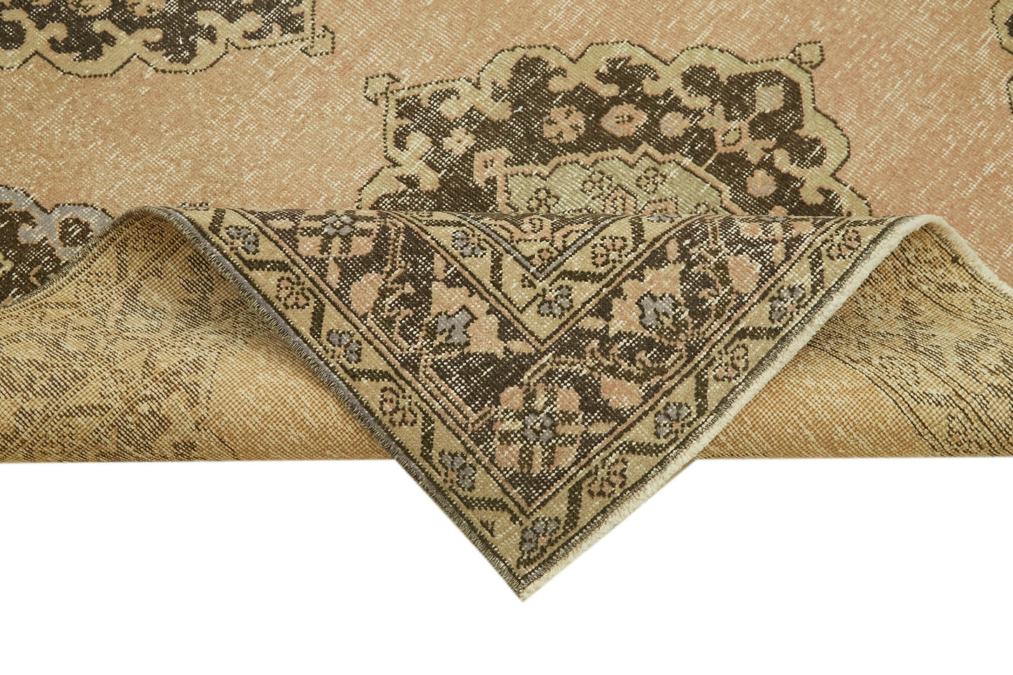 4x12 Beige Turkish Vintage Runner Rug - 39885