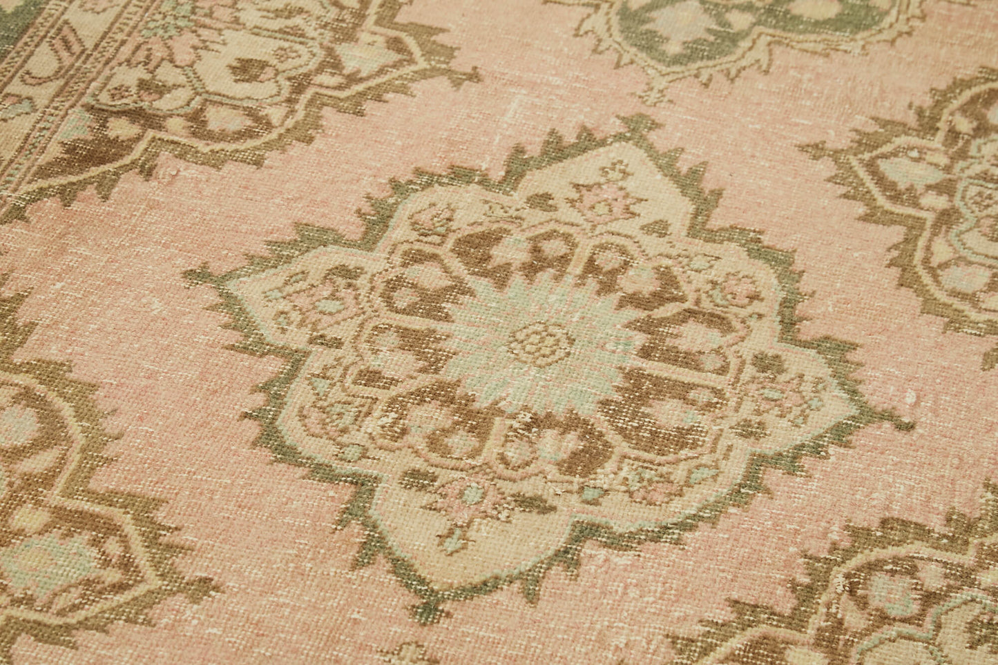 5x13 Beige Turkish Vintage Runner Rug - 39889