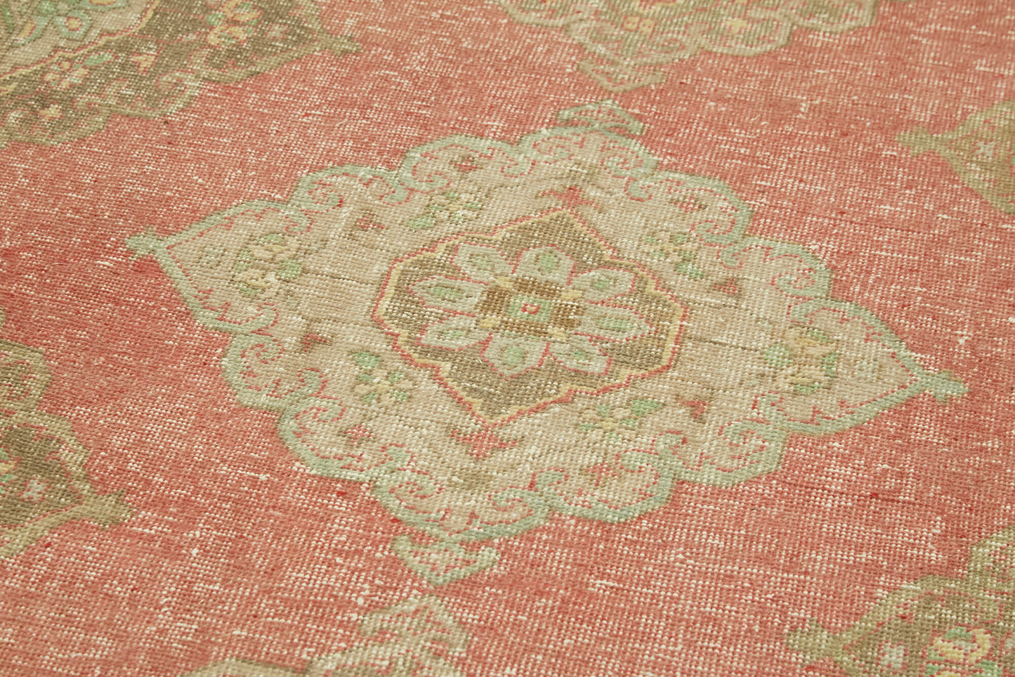 5x12 Beige Turkish Vintage Runner Rug - 39893