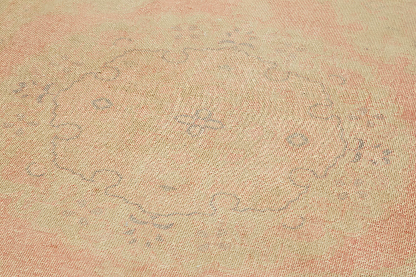 5x14 Beige Turkish Vintage Runner Rug - 39899