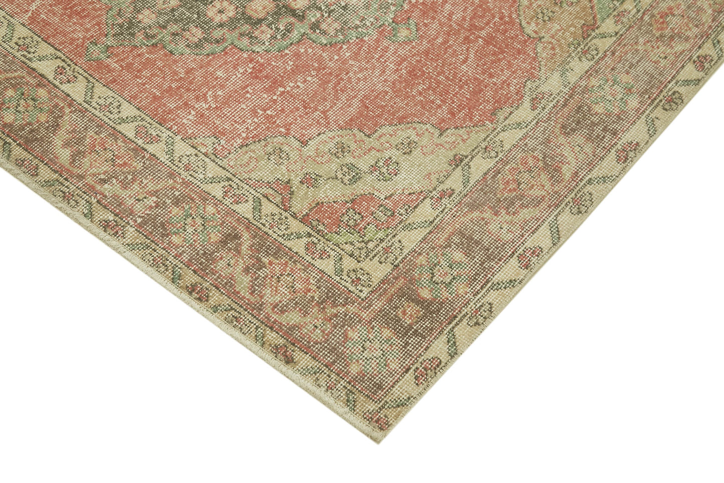 5x13 Beige Turkish Vintage Runner Rug - 39903