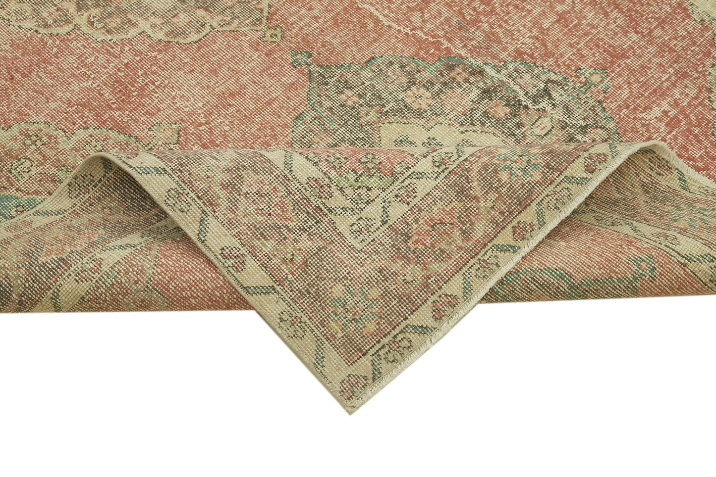 5x13 Beige Turkish Vintage Runner Rug - 39903
