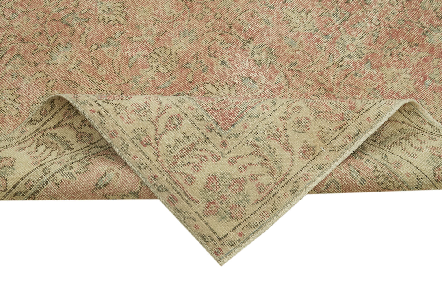 5x12 Beige Turkish Vintage Runner Rug - 39905