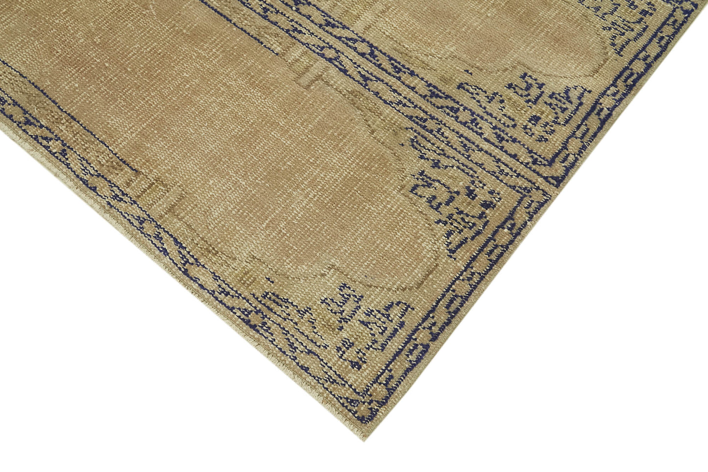 5x11 Beige Turkish Vintage Runner Rug - 39914
