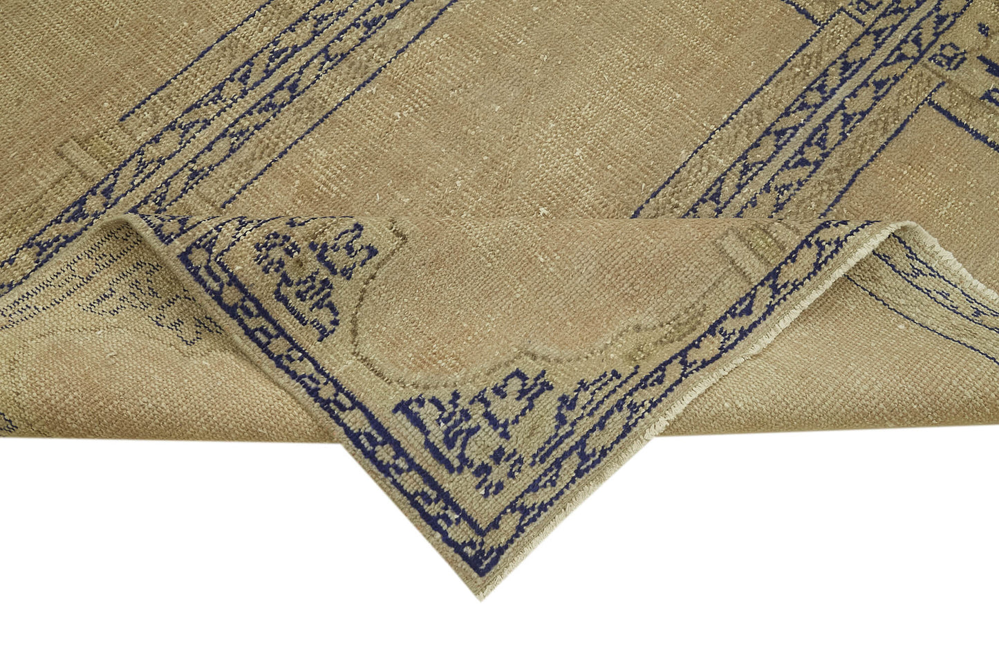 5x11 Beige Turkish Vintage Runner Rug - 39914