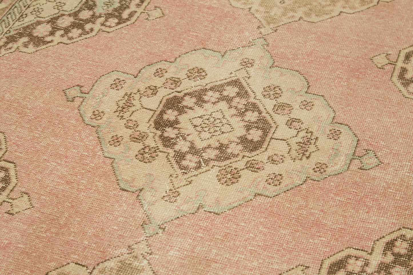 5x13 Beige Turkish Vintage Runner Rug - 39915