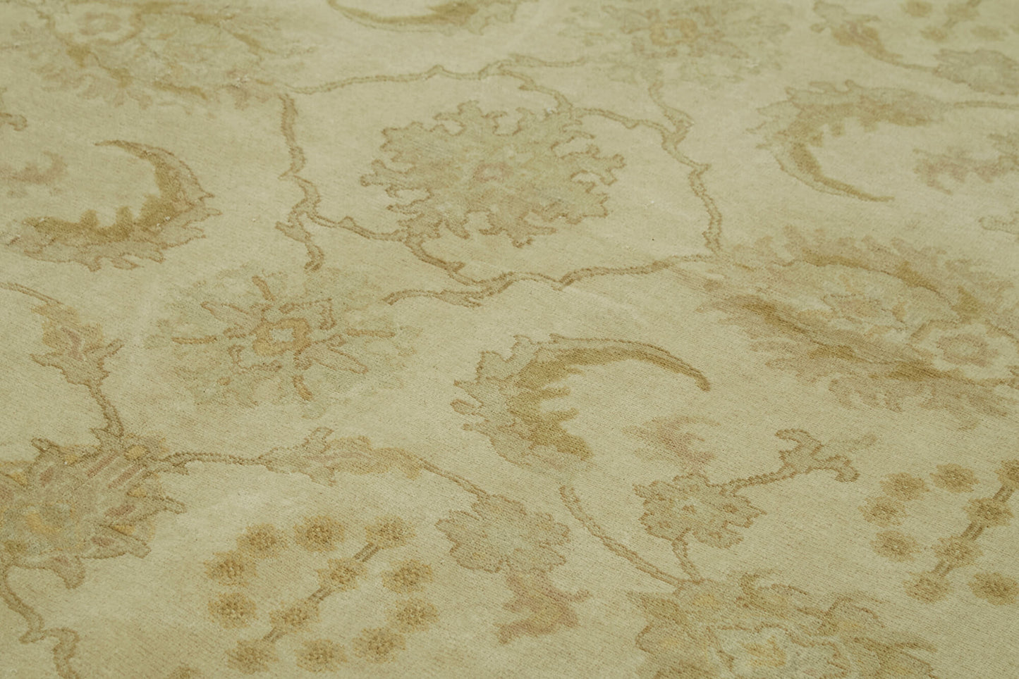 7x10 Beige Oushak Rug - 41098