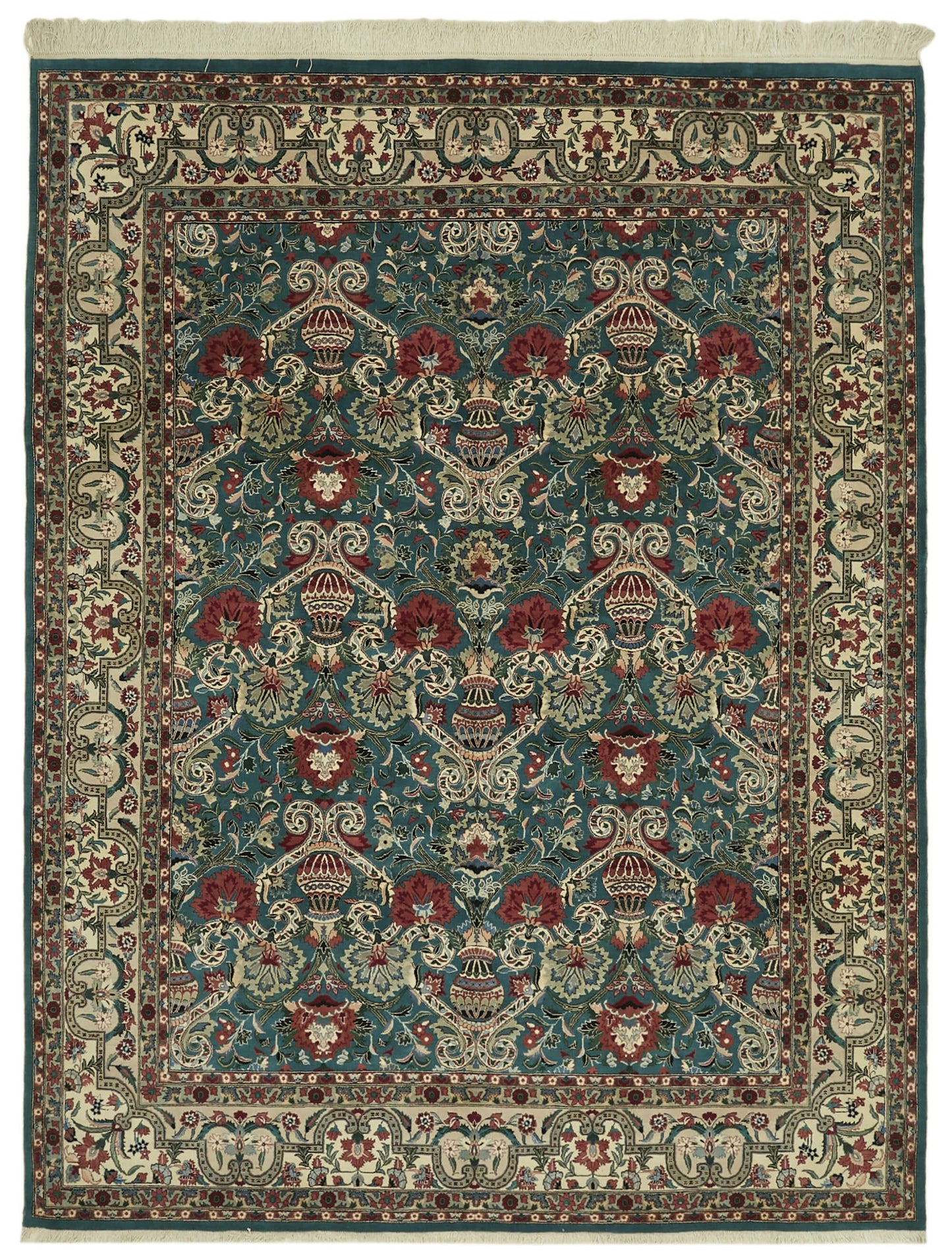 8x10 Green Oushak Rug - 41107
