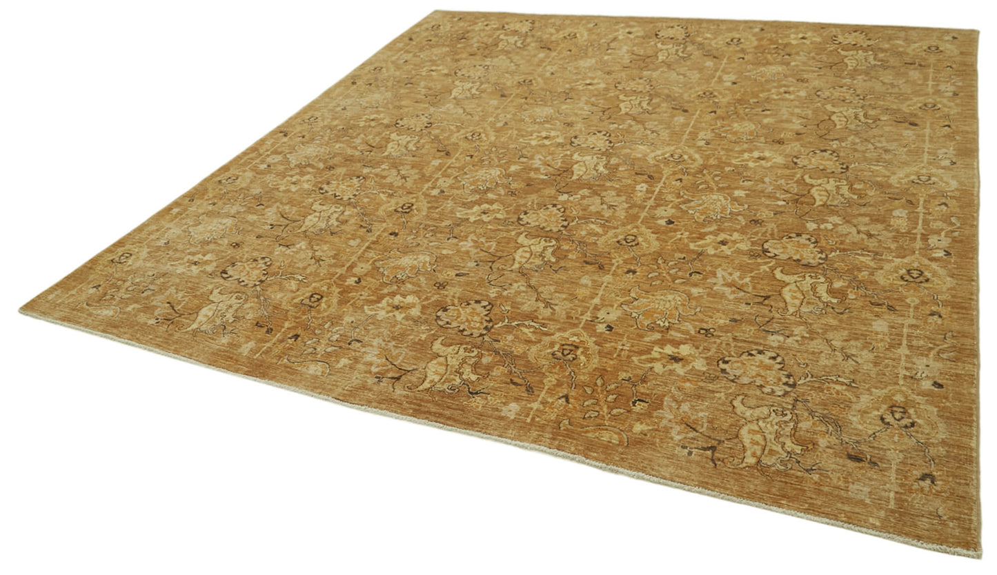 8x9 Beige Oushak Rug - 41112