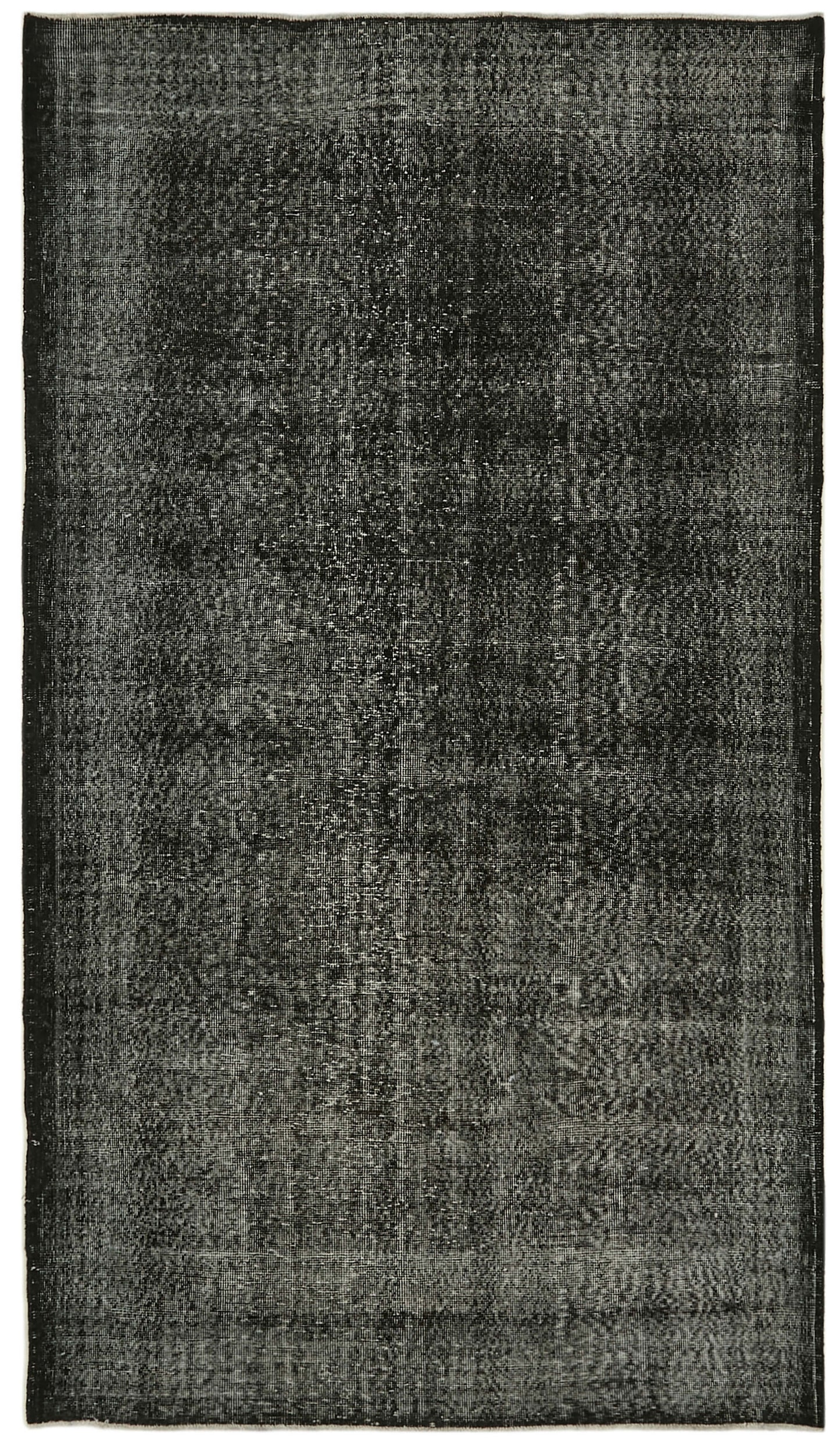 5x10 Black Overdyed Rug - 41135