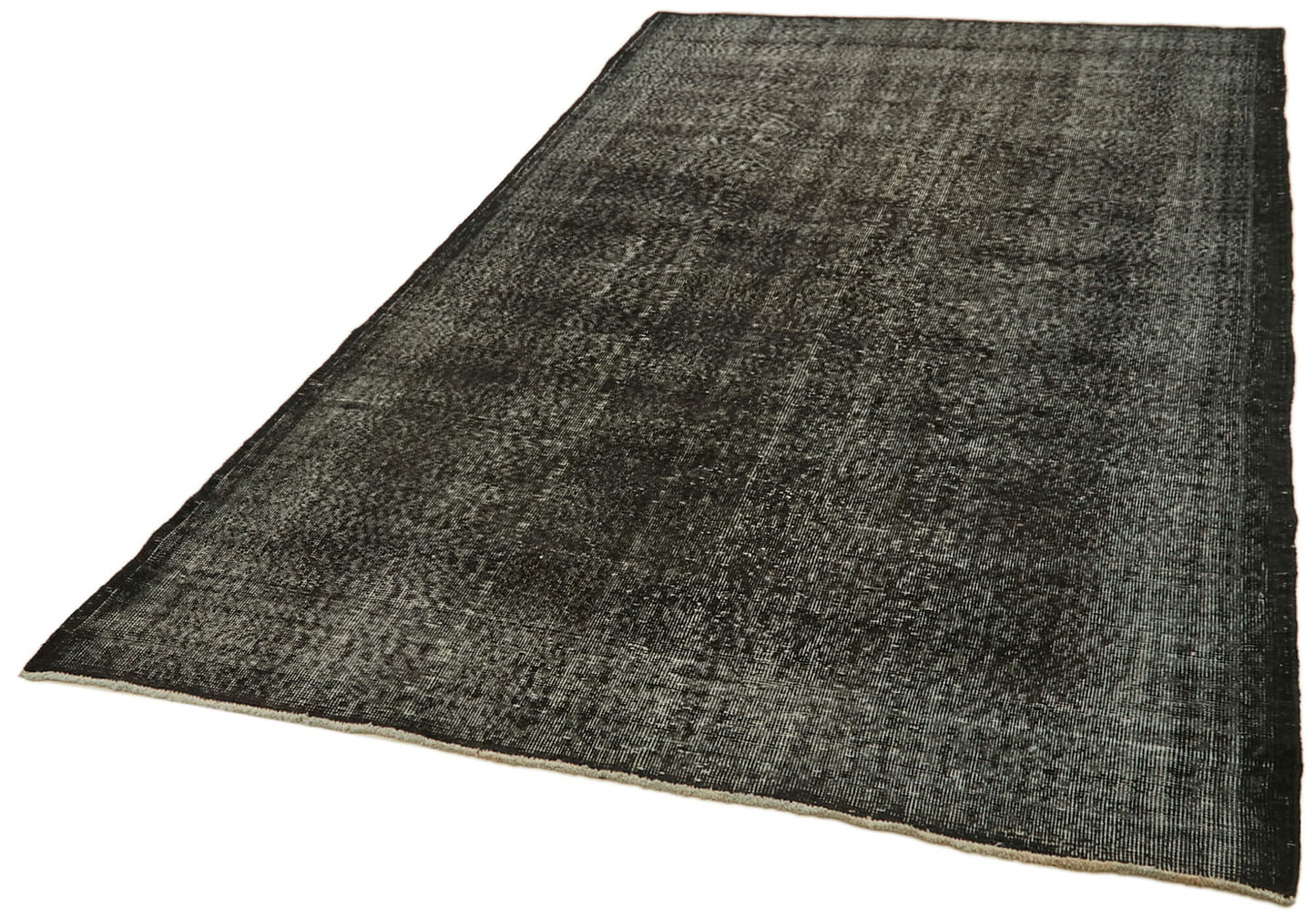5x10 Black Overdyed Rug - 41135