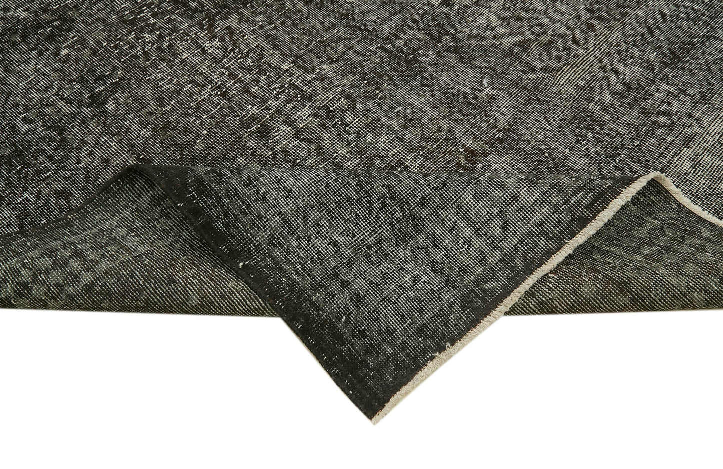 5x10 Black Overdyed Rug - 41135