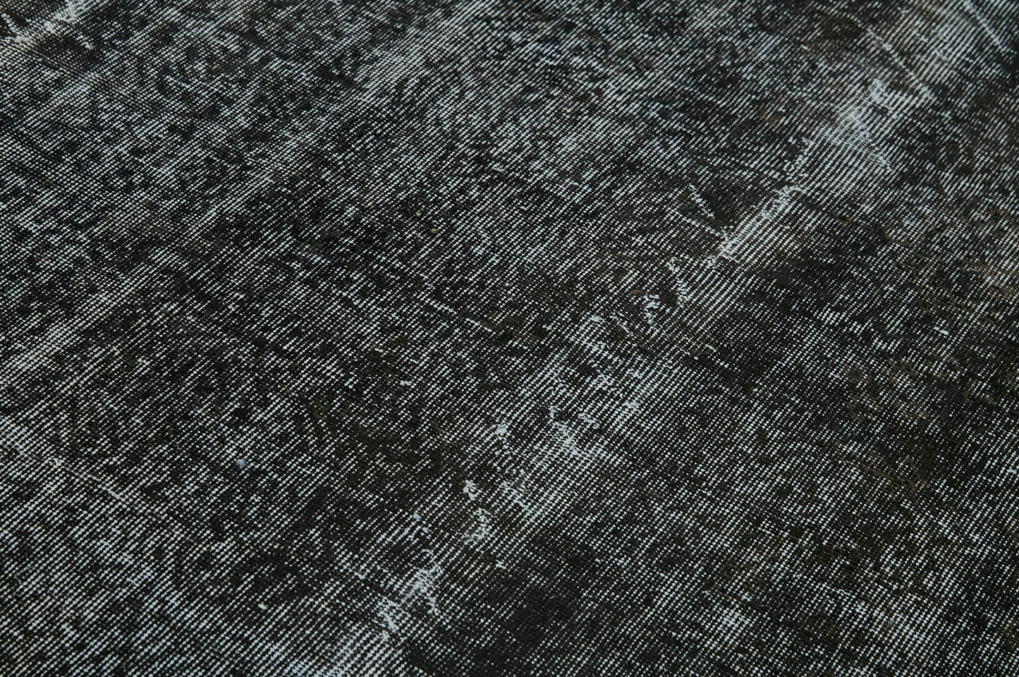 7x10 Black Overdyed Rug - 41194