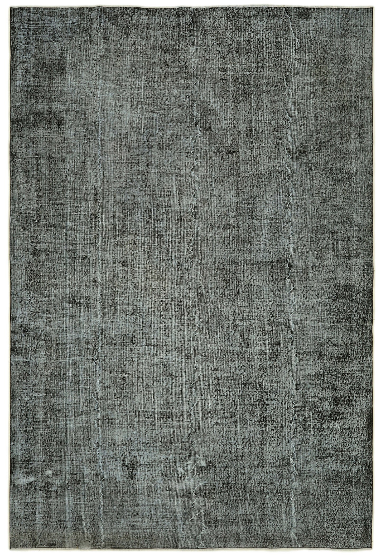 7x11 Black Overdyed Rug - 41198