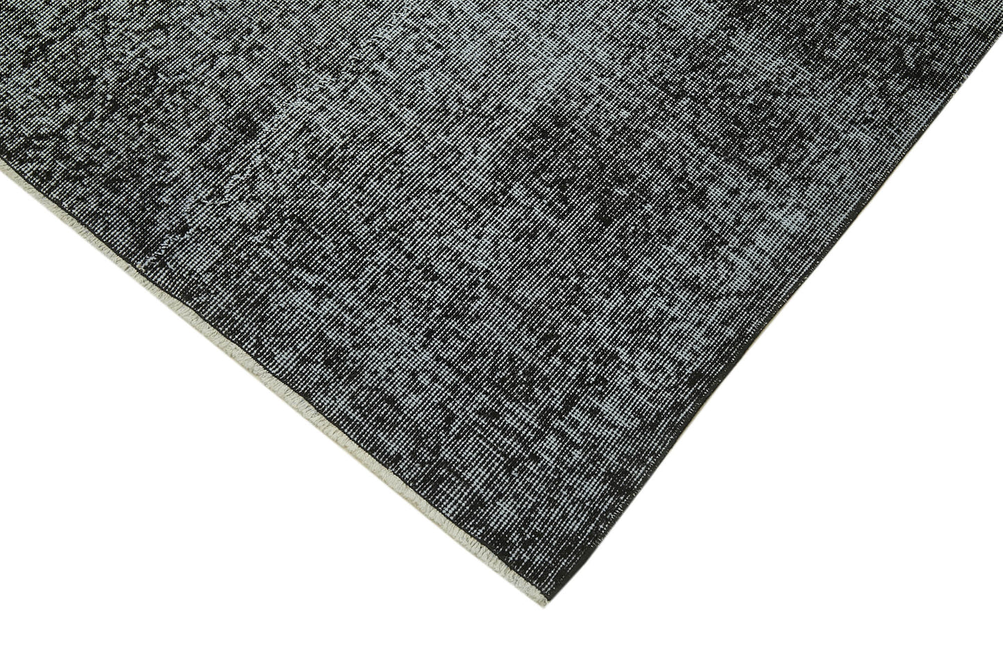 7x11 Black Overdyed Rug - 41198