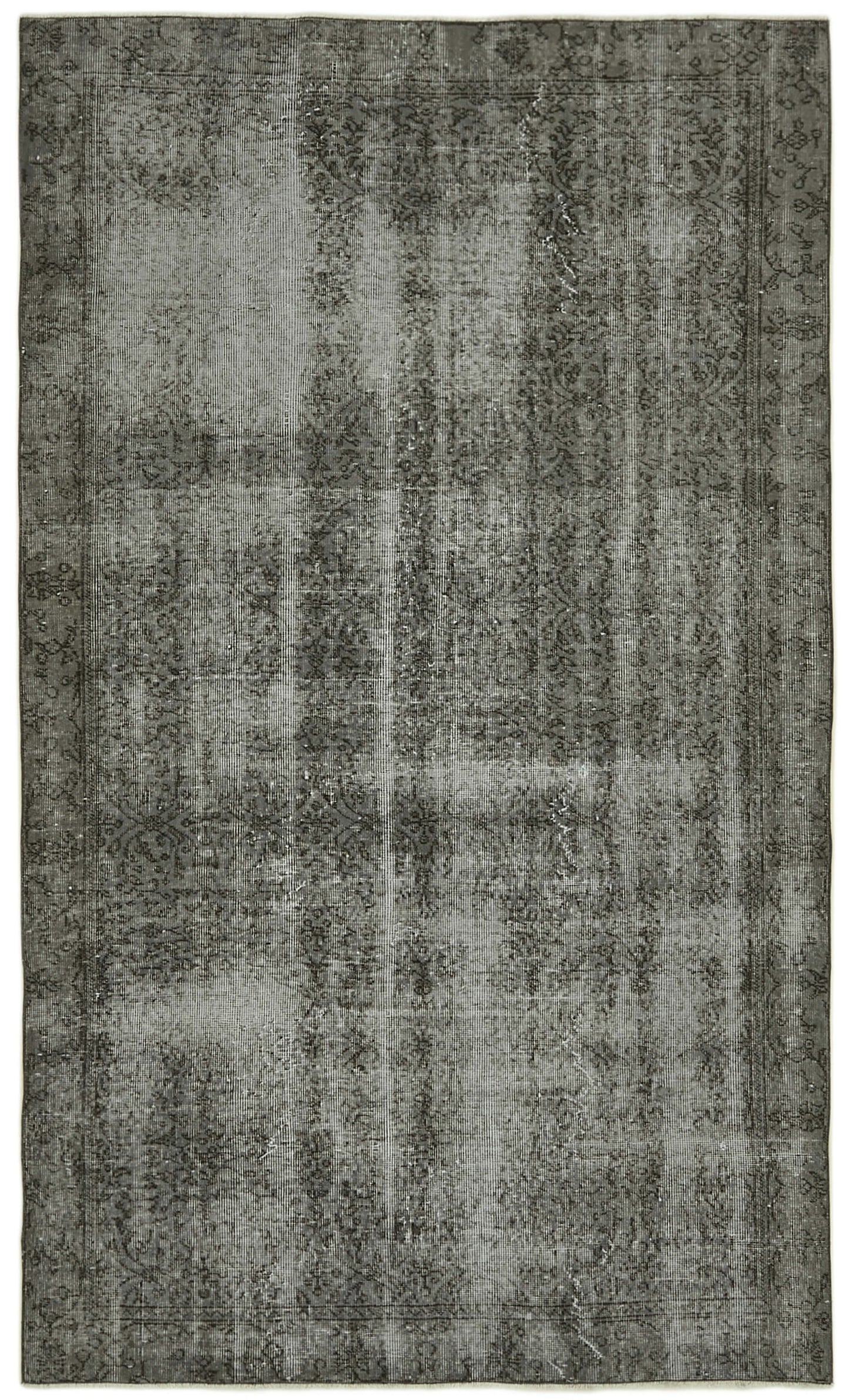 5x8 Grey Overdyed Rug - 41268