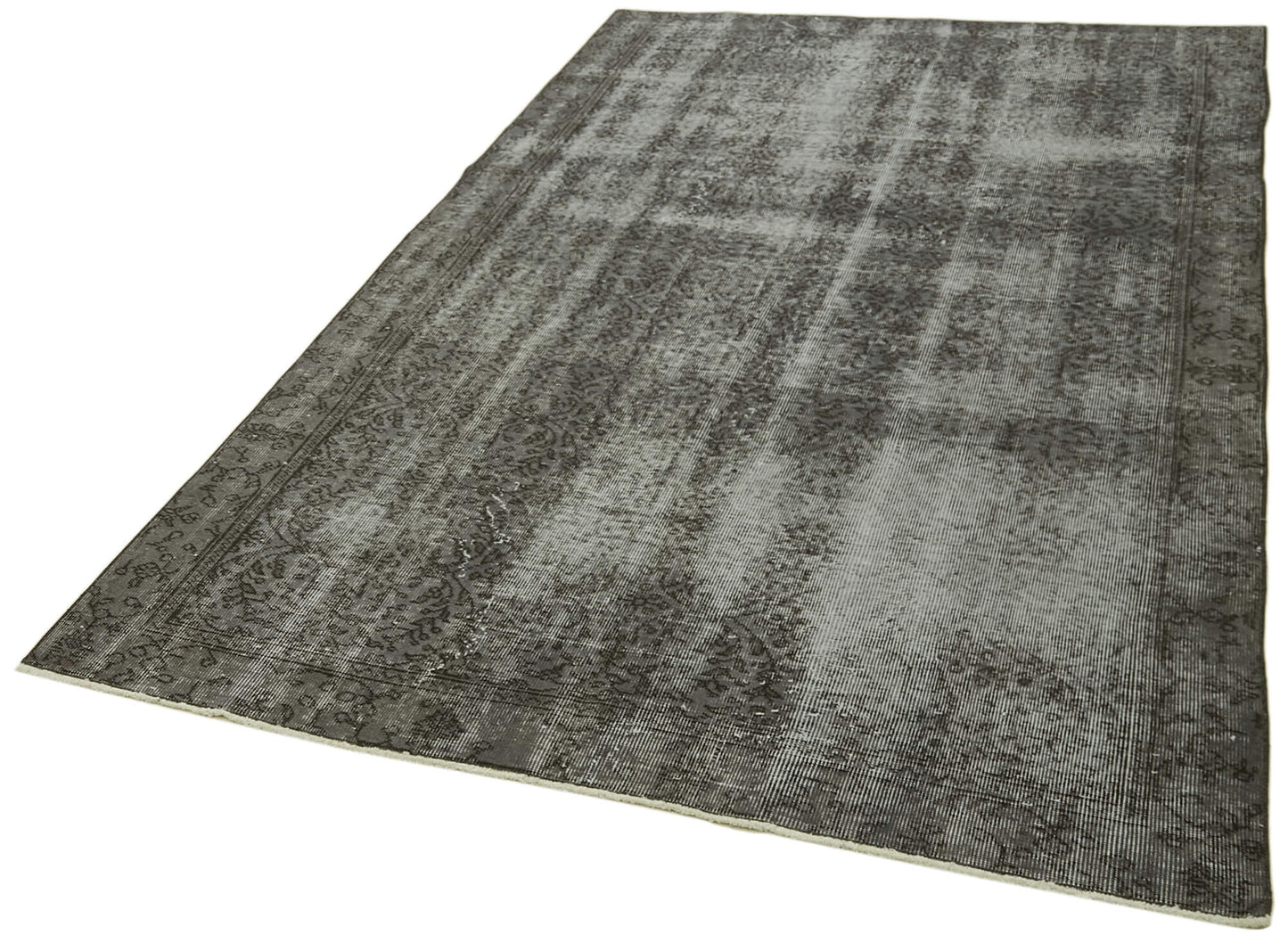 5x8 Grey Overdyed Rug - 41268