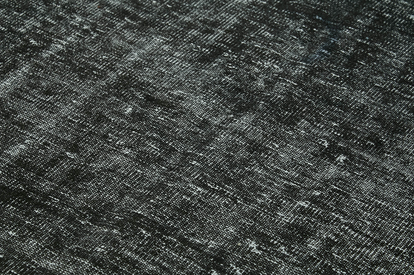 5x9 Black Overdyed Rug - 41277