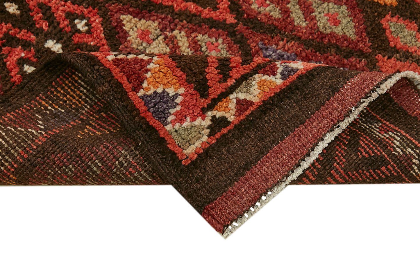 3x12 Red Boho Runner Rugs - 41354