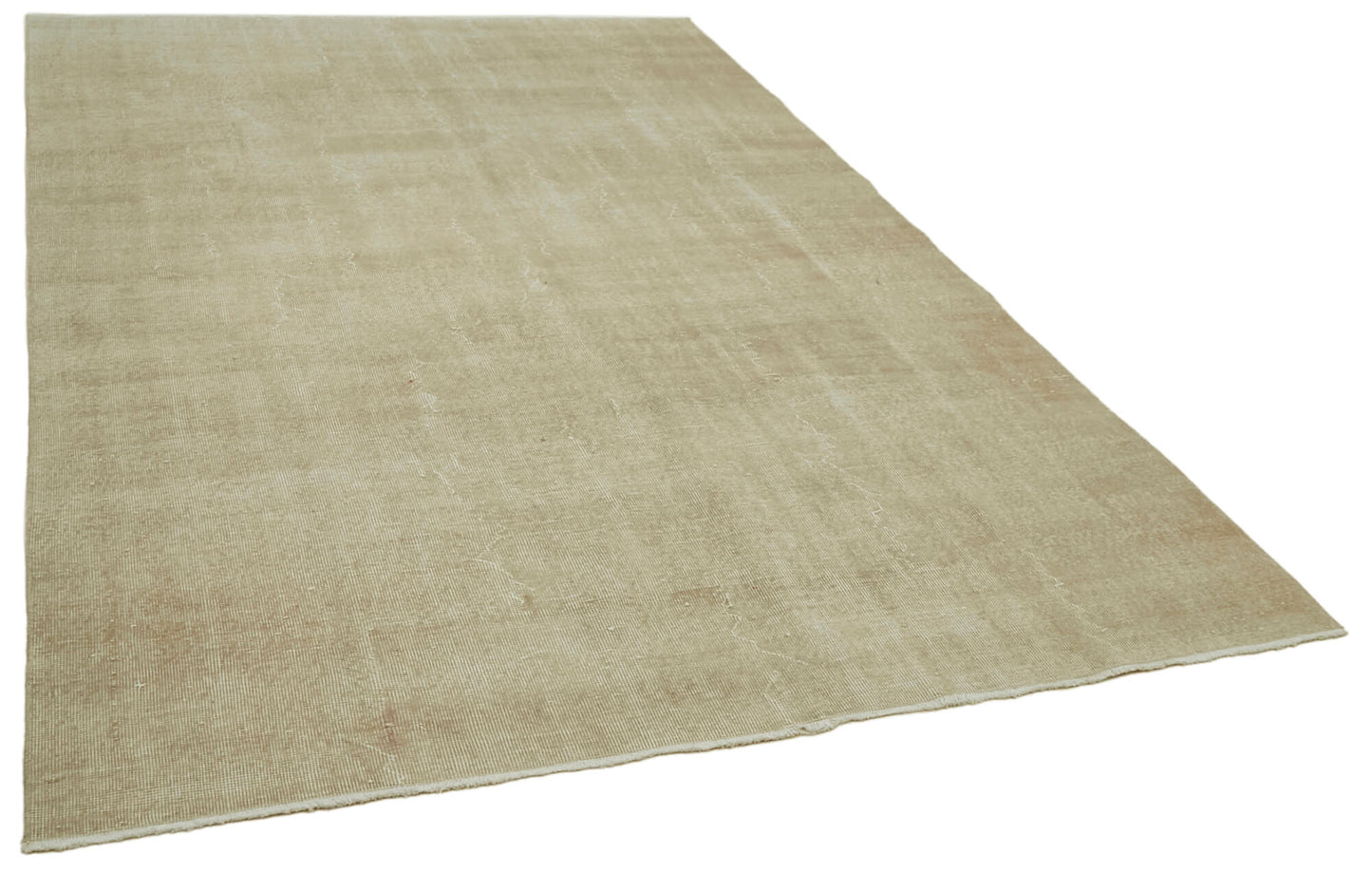 6x10 Beige Turkish Vintage Area Rug - 41474
