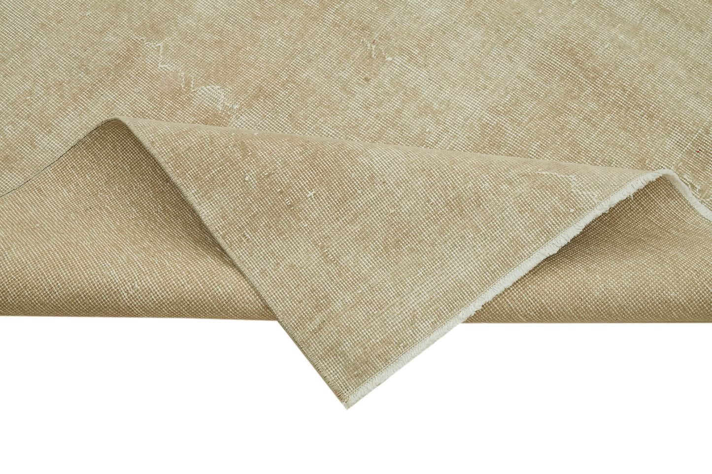 6x10 Beige Turkish Vintage Area Rug - 41474