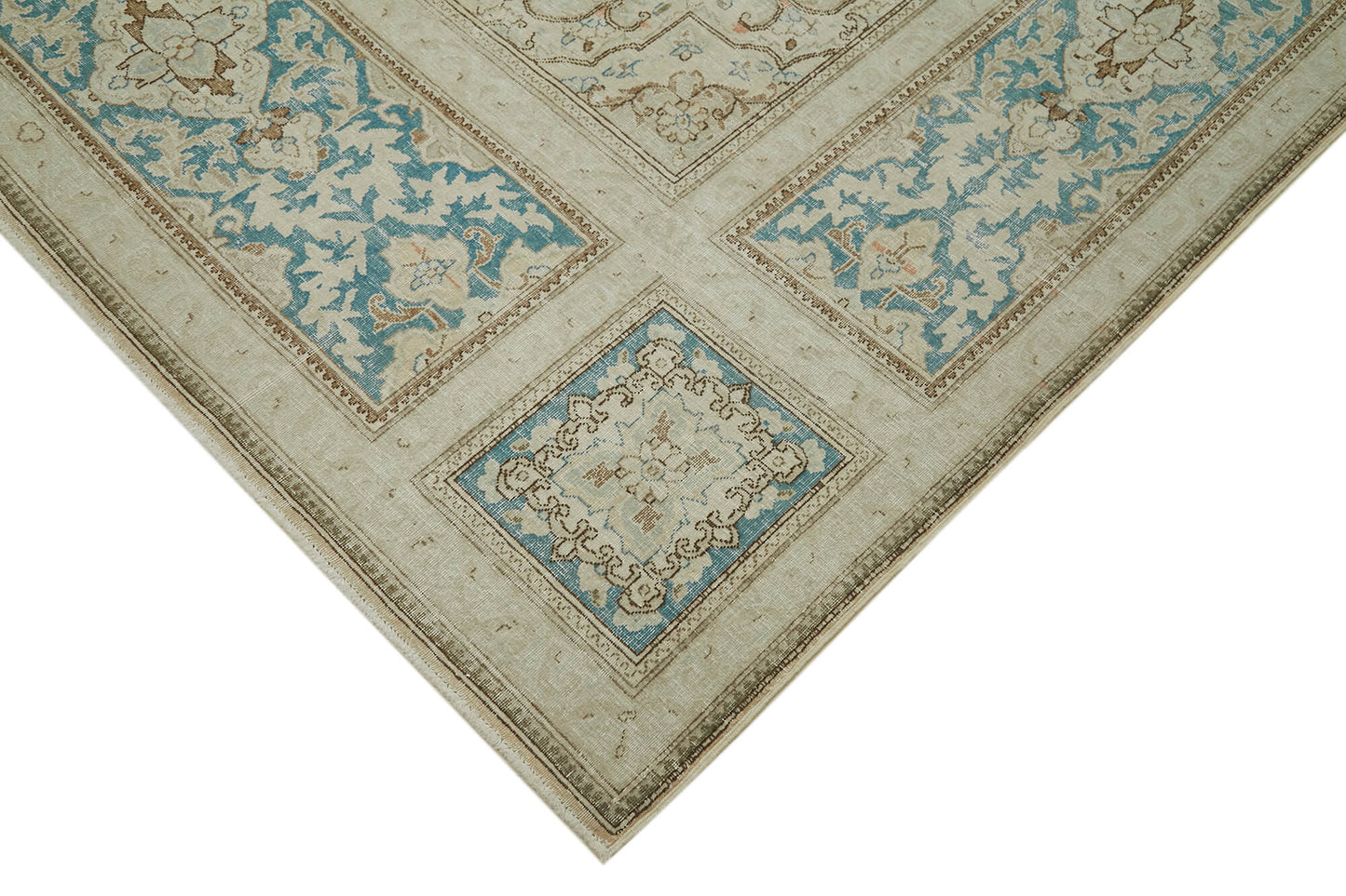 10x13 Beige Vintage Large Area Rug - 41867