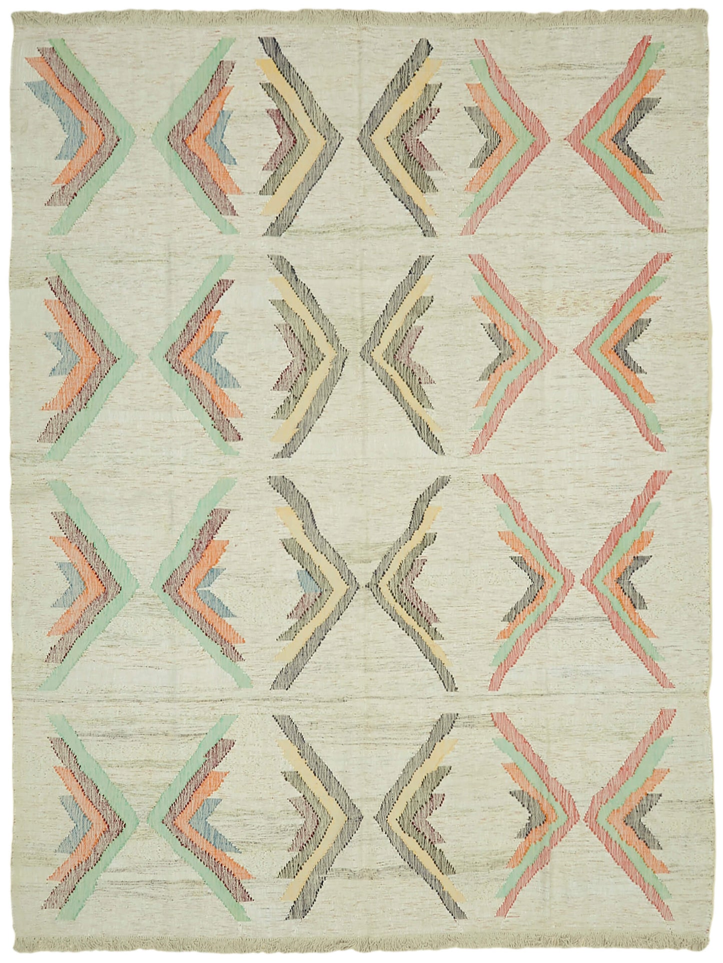 10x13 Beige Contemporary Area Rug - 41887