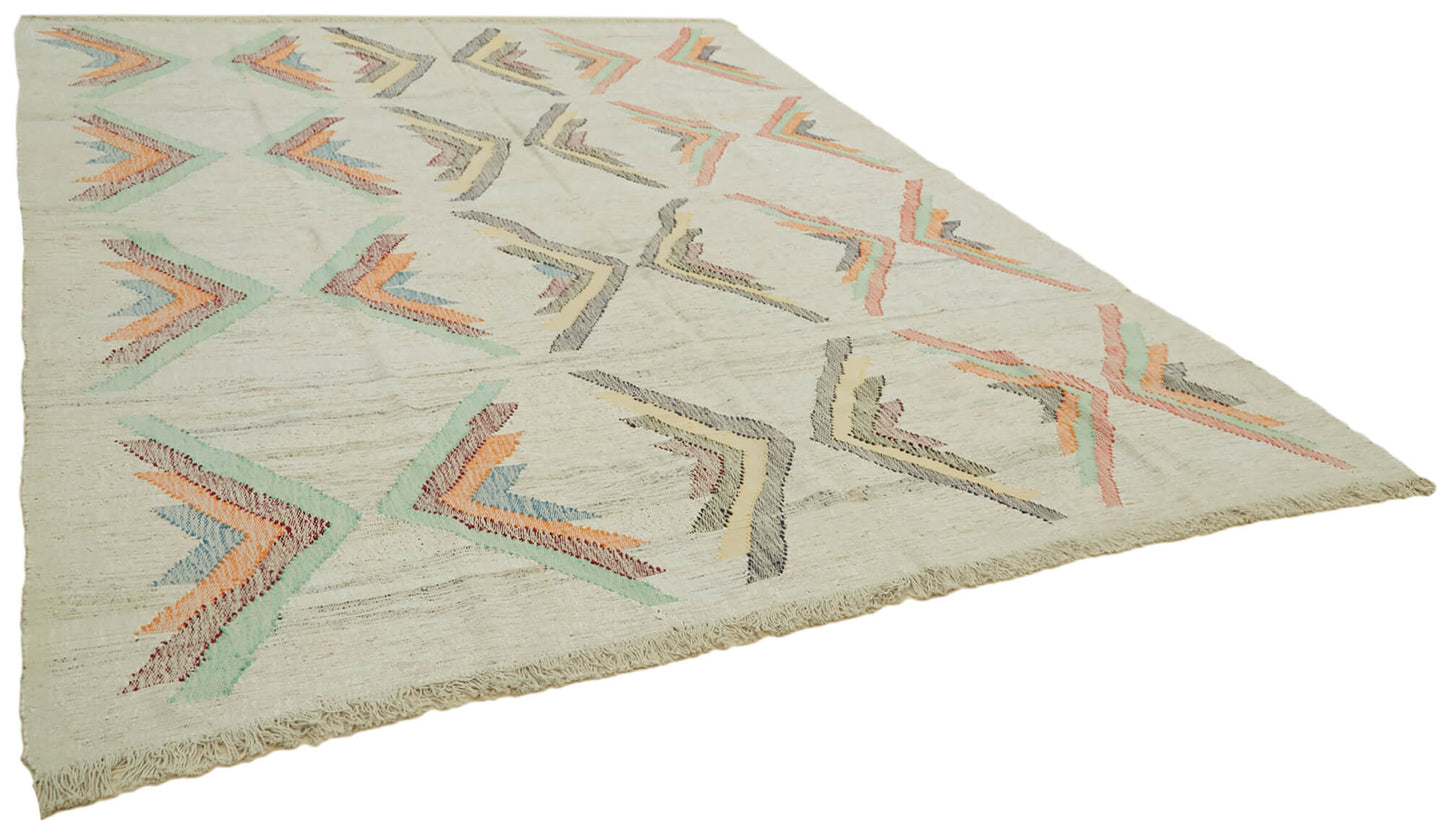 10x13 Beige Contemporary Area Rug - 41887
