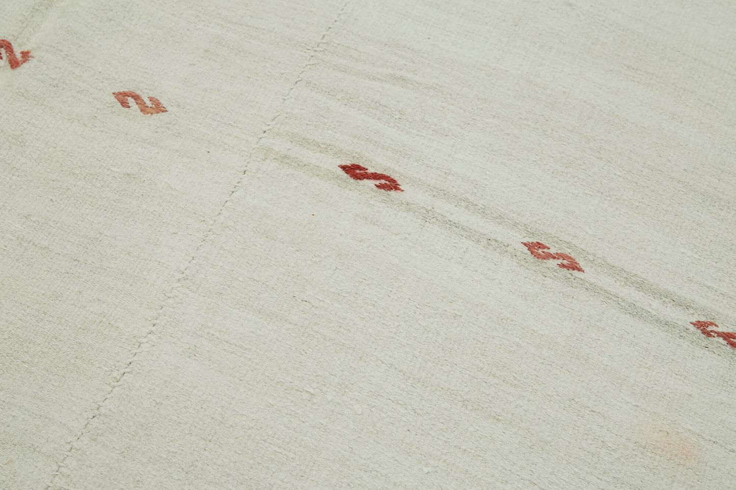 6x15 White Hemp Kilim Rug - 41940