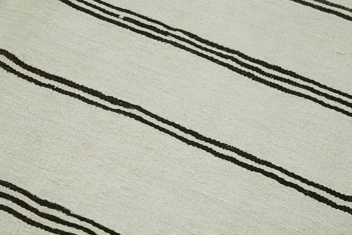 6x11 White Hemp Kilim Rug - 41944