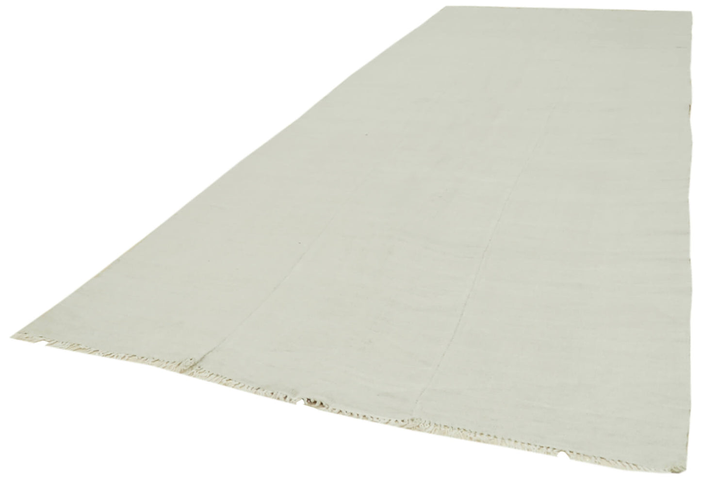 6x14 White Hemp Kilim Rug - 41991