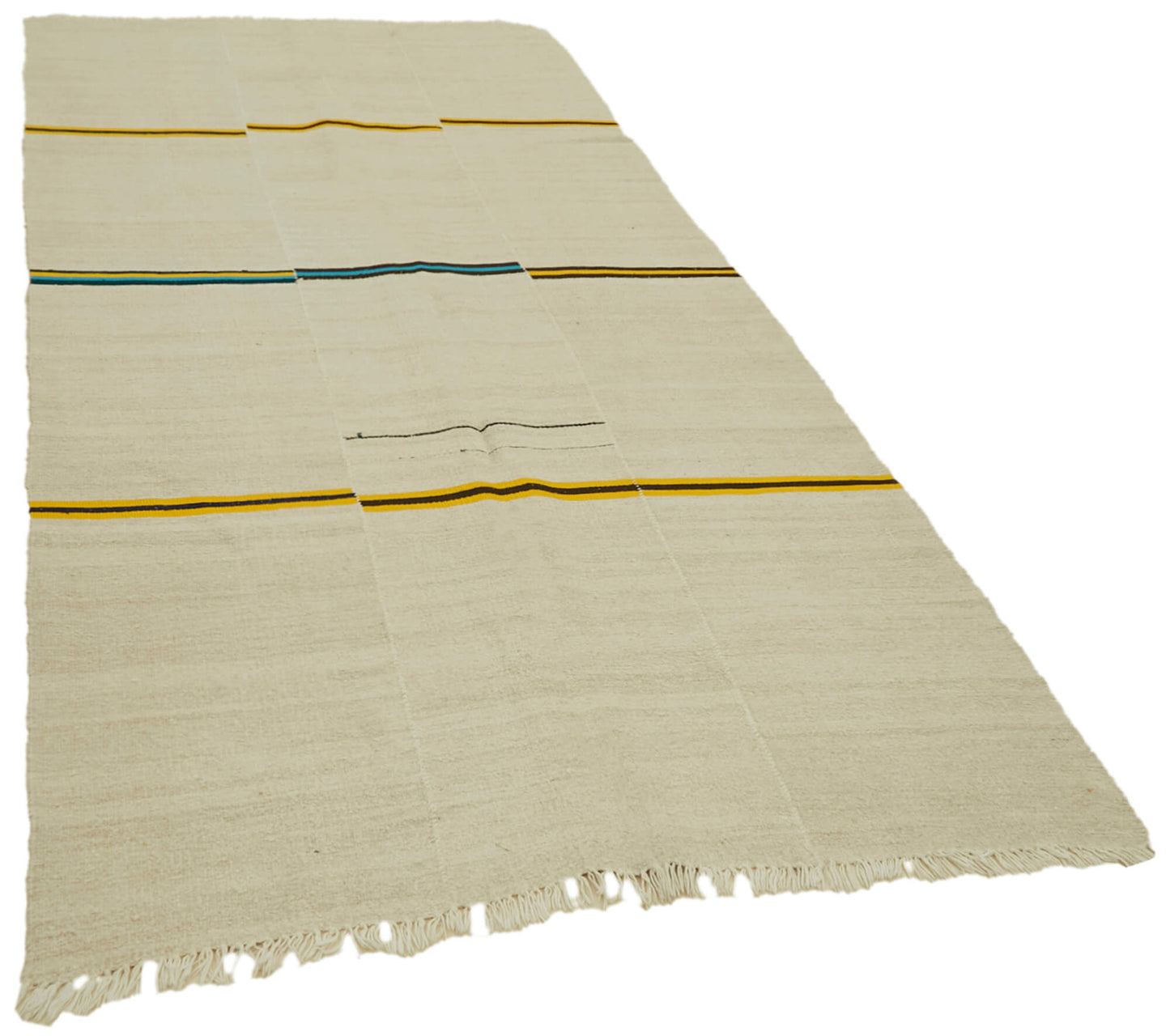 5x11 Beige Hemp Kilim Rug - 41998