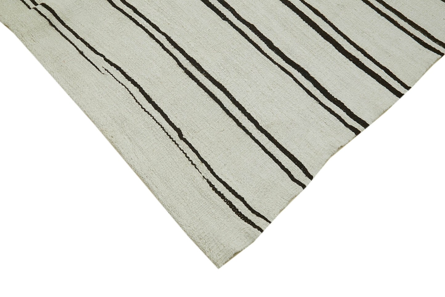 7x13 White Hemp Kilim Rug - 42107