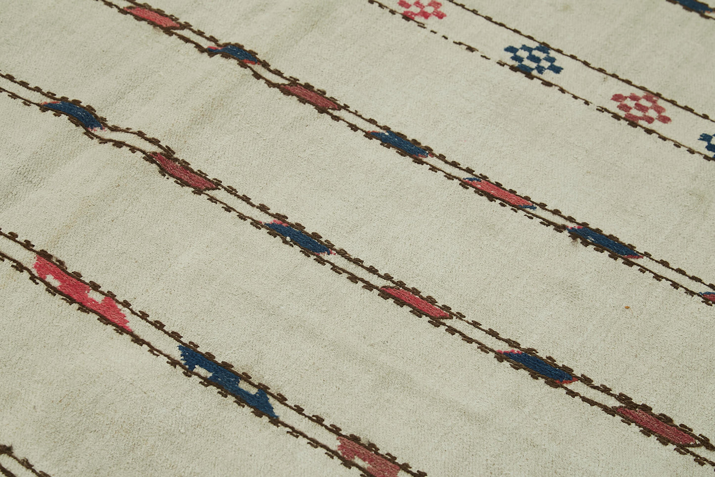 5x10 Beige Hemp Kilim Rug - 42118