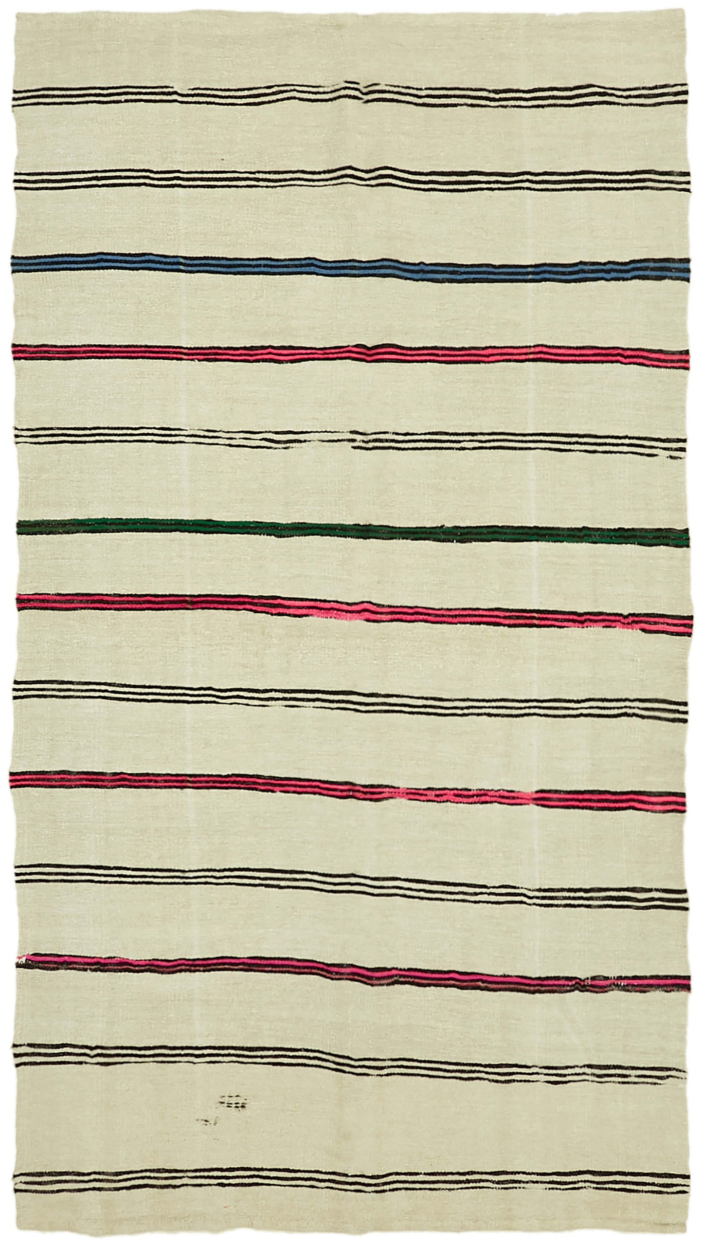 6x11 Beige Hemp Kilim Rug - 42125