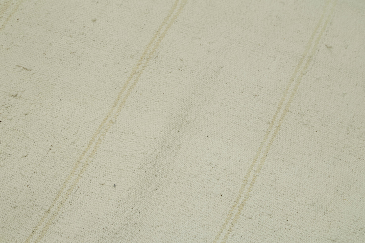 4x9 White Hemp Kilim Rug - 42132