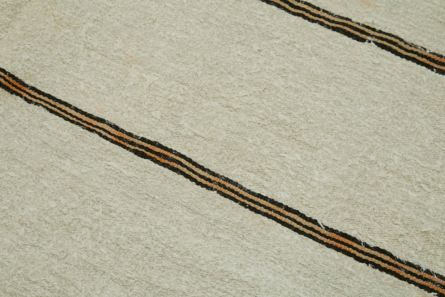 6x12 Beige Hemp Kilim Rug - 42136